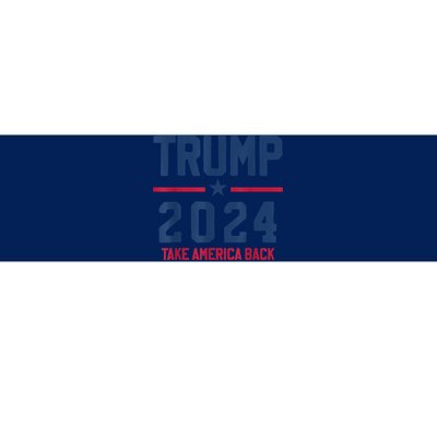 Trump 2024 Take America Back Pro Trump Bumper Sticker