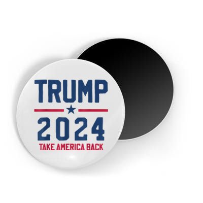 Trump 2024 Take America Back Pro Trump Magnet