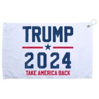 Trump 2024 Take America Back Pro Trump Grommeted Golf Towel