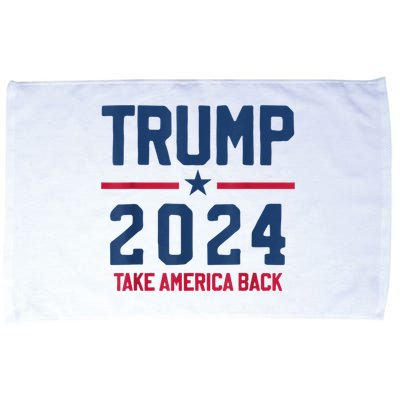 Trump 2024 Take America Back Pro Trump Microfiber Hand Towel