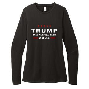 Trump 2024 Take America Back Election Womens CVC Long Sleeve Shirt