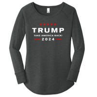 Trump 2024 Take America Back Election Women's Perfect Tri Tunic Long Sleeve Shirt