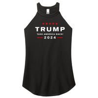 Trump 2024 Take America Back Election Women's Perfect Tri Rocker Tank