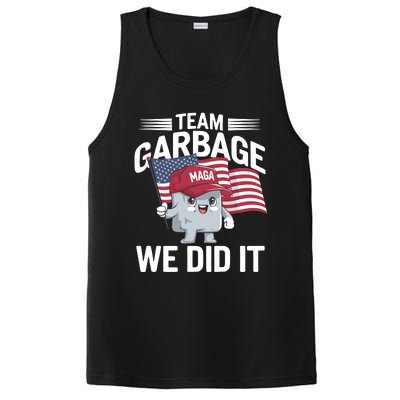 Trump 2024 Team Garbage Victory Trump 47th President PosiCharge Competitor Tank