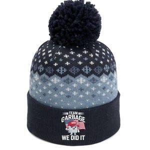 Trump 2024 Team Garbage Victory Trump 47th President The Baniff Cuffed Pom Beanie