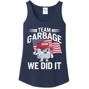 Trump 2024 Team Garbage Victory Trump 47th President Ladies Essential Tank