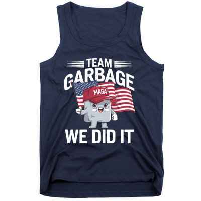 Trump 2024 Team Garbage Victory Trump 47th President Tank Top