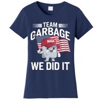 Trump 2024 Team Garbage Victory Trump 47th President Women's T-Shirt