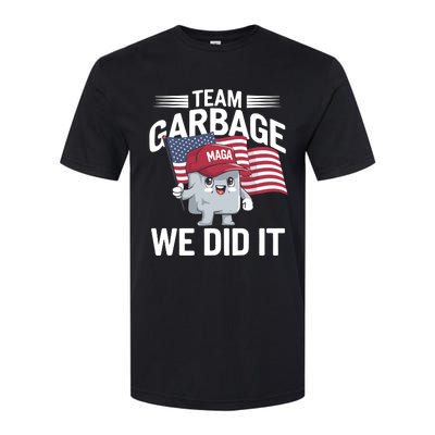 Trump 2024 Team Garbage Victory Trump 47th President Softstyle CVC T-Shirt