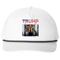 Trump 2024 Take Out The Trash Funny Trump Garbage Man Snapback Five-Panel Rope Hat