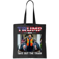 Trump 2024 Take Out The Trash Funny Trump Garbage Man Tote Bag