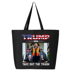 Trump 2024 Take Out The Trash Funny Trump Garbage Man 25L Jumbo Tote