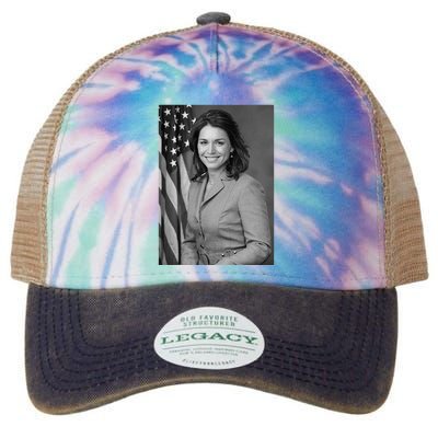 Tulsi 2024 Tulsi Gabbard For President 2024 Legacy Tie Dye Trucker Hat