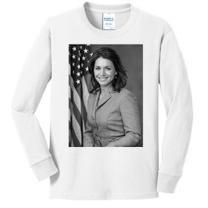 Tulsi 2024 Tulsi Gabbard For President 2024 Kids Long Sleeve Shirt