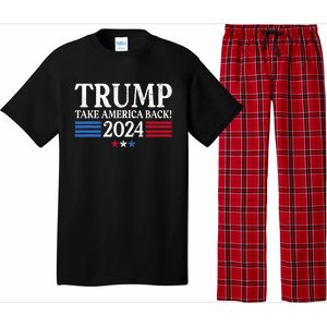 Donald Trump 2024 Take America Back USA United States Pajama Set