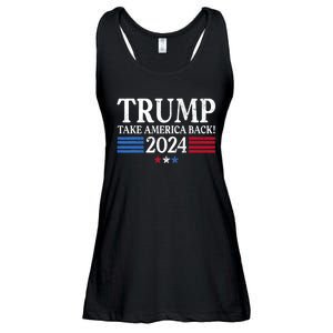 Donald Trump 2024 Take America Back USA United States Ladies Essential Flowy Tank