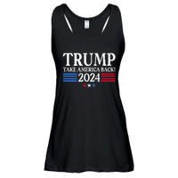 Donald Trump 2024 Take America Back USA United States Ladies Essential Flowy Tank