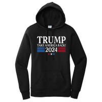 Donald Trump 2024 Take America Back USA United States Women's Pullover Hoodie