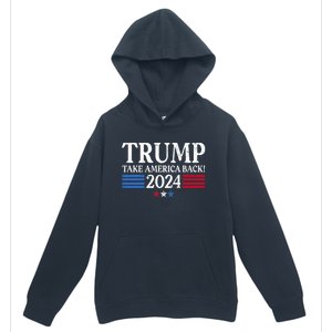 Donald Trump 2024 Take America Back USA United States Urban Pullover Hoodie