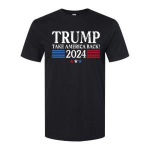 Donald Trump 2024 Take America Back USA United States Softstyle CVC T-Shirt