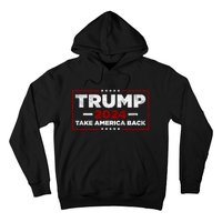 Trump 2024 Take America Back Us American Flag President Hoodie