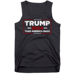 Trump 2024 Take America Back Us American Flag President Tank Top