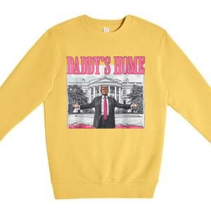 Trump 2024 Take America Back Daddys Home Trump 2024 Premium Crewneck Sweatshirt