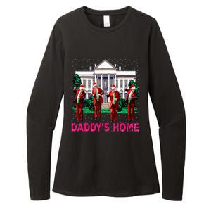 Trump 2024 Take America Back DaddyS Home Christmas Womens CVC Long Sleeve Shirt