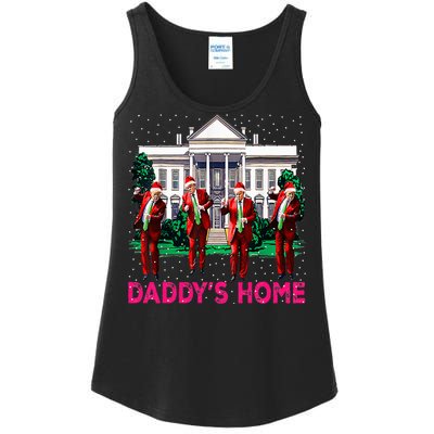 Trump 2024 Take America Back DaddyS Home Christmas Ladies Essential Tank