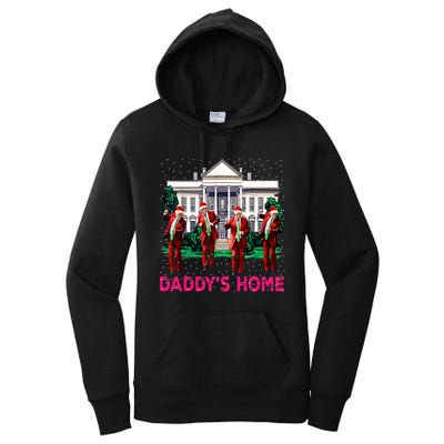 Trump 2024 Take America Back DaddyS Home Christmas Women's Pullover Hoodie