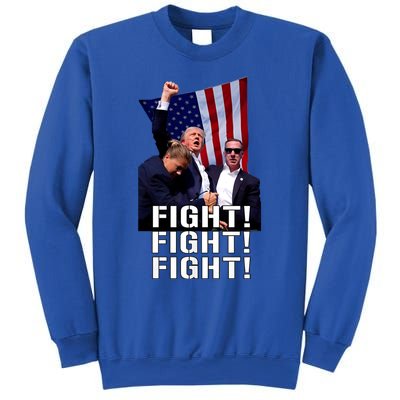 Trump 2024 Trump Fist Pumped Fight Pray For Trump America Sweatshirt