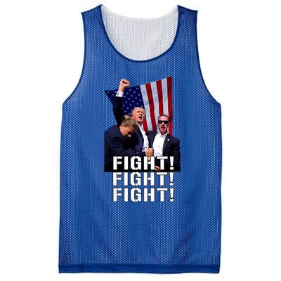 Trump 2024 Trump Fist Pumped Fight Pray For Trump America Mesh Reversible Basketball Jersey Tank