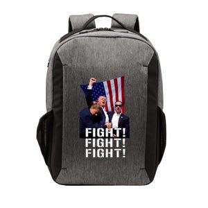 Trump 2024 Trump Fist Pumped Fight Pray For Trump America Vector Backpack