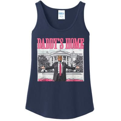 Trump 2024 Take America Back DaddyS Home Trump Pink 2024 Ladies Essential Tank