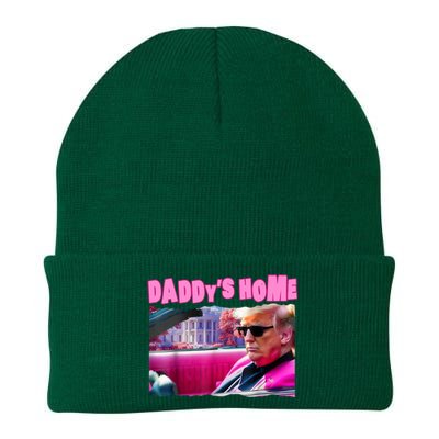 Trump 2024 Take America Back DaddyS Home Knit Cap Winter Beanie