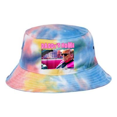 Trump 2024 Take America Back DaddyS Home Tie Dye Newport Bucket Hat