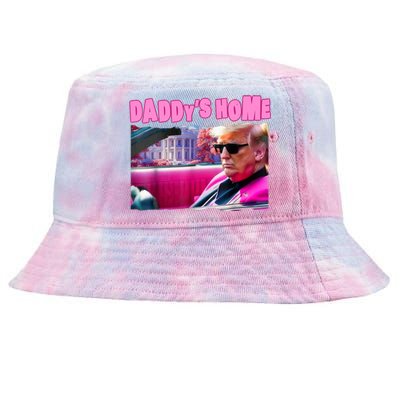 Trump 2024 Take America Back DaddyS Home Tie-Dyed Bucket Hat