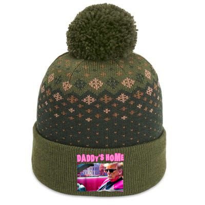 Trump 2024 Take America Back DaddyS Home The Baniff Cuffed Pom Beanie