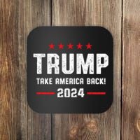 Trump 2024 Take America Back Coaster