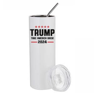 Trump 2024 Take America Back Stainless Steel Tumbler