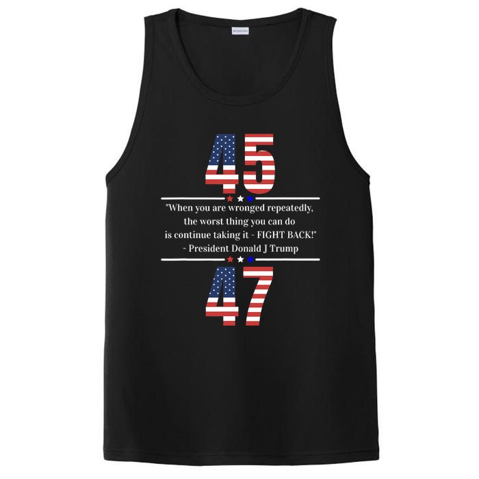 Trump 2024 Take America Back Fight Back 45 47 PosiCharge Competitor Tank