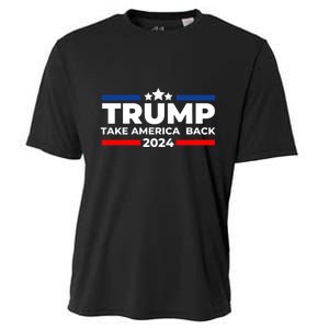 Trump 2024 Take Back America Cooling Performance Crew T-Shirt