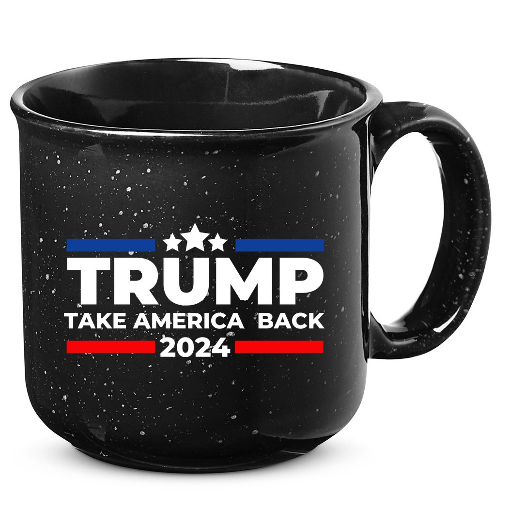 Trump 2024 Take Back America 15oz Campfire Ceramic Mug