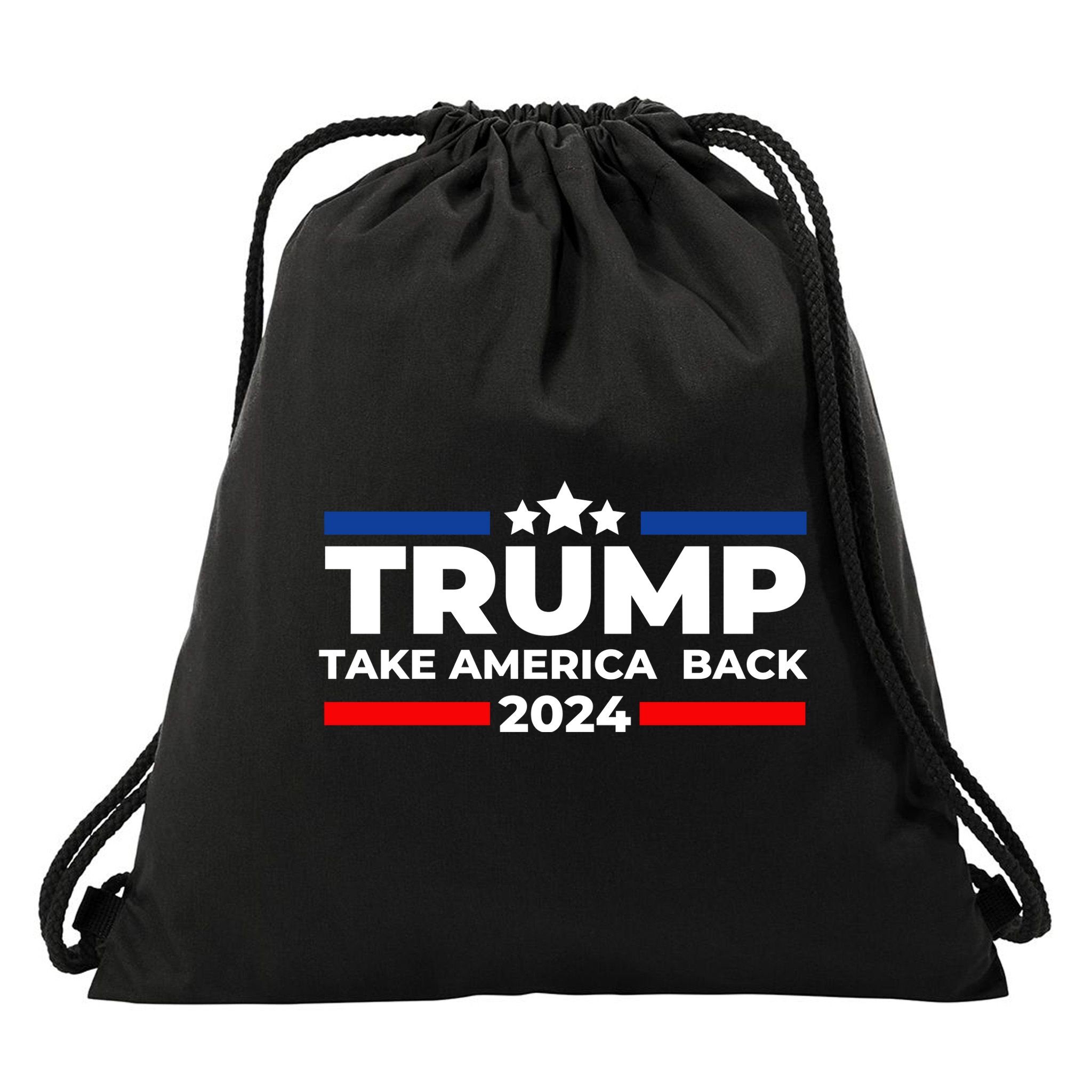 Trump 2024 Take Back America Drawstring Bag