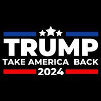 Trump 2024 Take Back America Drawstring Bag