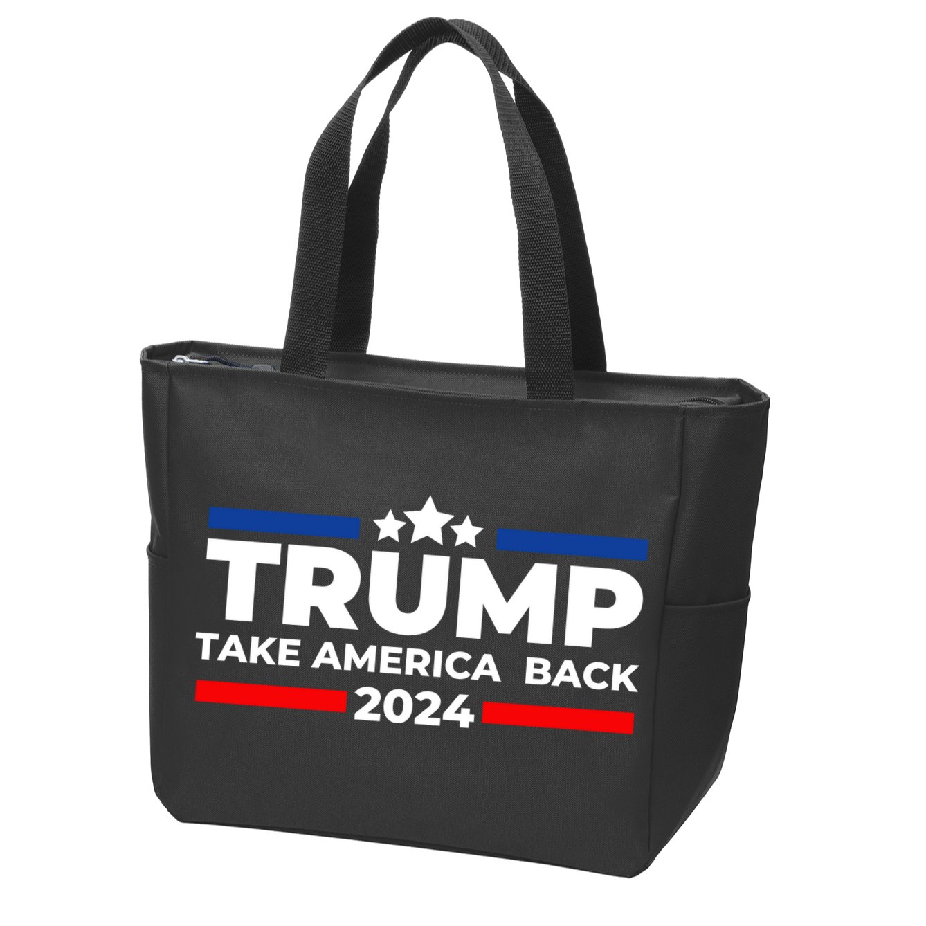 Trump 2024 Take Back America Zip Tote Bag