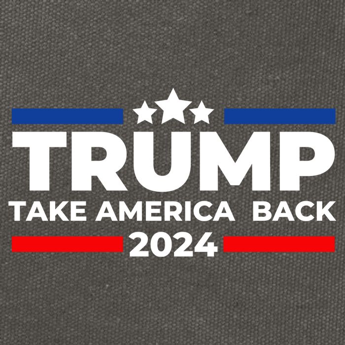 Trump 2024 Take Back America Cotton Canvas Backpack