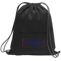 Trump 2024 Take America Back Sweatshirt Cinch Pack Bag