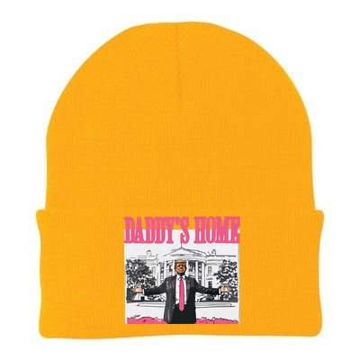 Trump 2024 Take America Back Daddys Home Trump Knit Cap Winter Beanie