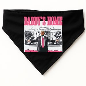 Trump 2024 Take America Back Daddys Home Trump USA-Made Doggie Bandana